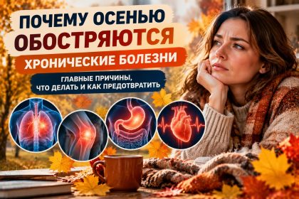 Почему осенью обостряются хронические болезни: главные причины, что делать и как защитить здоровье