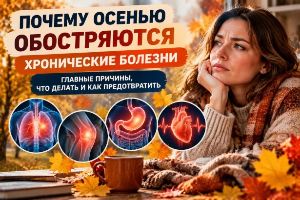 Почему осенью обостряются хронические болезни: главные причины, что делать и как защитить здоровье