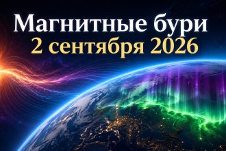 Магнитные бури 2 сентября 2026 в Украине: прогноз солнечной активности на сегодня