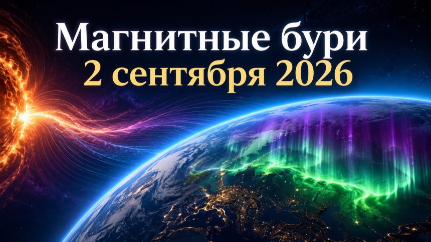 Магнитные бури 2 сентября 2026 в Украине: прогноз солнечной активности на сегодня