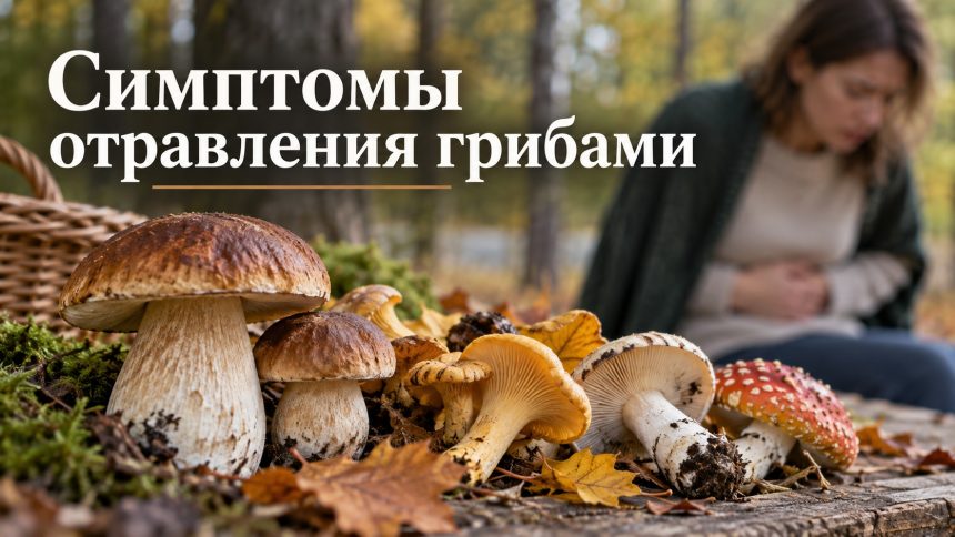 Отравление грибами: первые симптомы, через сколько часов становится плохо и что делать при интоксикации