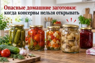 Домашняя консервация 2026: какие банки нельзя открывать и когда возникает риск ботулизма