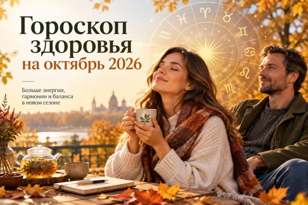 Гороскоп здоровья октябрь 2026: прогноз, энергетика, благоприятные и неблагоприятные дни месяца