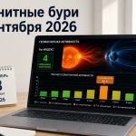 Магнитные бури 3 сентября 2026 в Украине: прогноз солнечной активности на сегодня