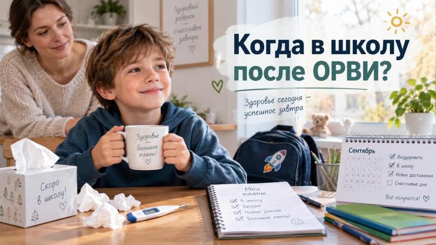 Сколько ребенок заразен после ОРВИ и когда можно возвращаться в школу