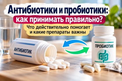 Антибиотики и пробиотики: можно ли принимать вместе, через сколько часов и какие препараты действительно помогают