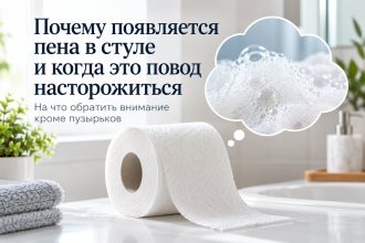 Пенистый стул у взрослого: почему появляются пузырьки, возможные причины и опасные симптомы