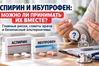 Ибупрофен и аспирин вместе: почему сочетание опасно и что обязательно нужно спросить у врача