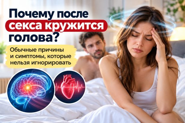 Почему после секса кружится голова: обычные причины и симптомы, которые нельзя игнорировать