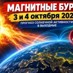 Магнитные бури 3 и 4 октября 2026 в Украине: прогноз солнечной активности в выходные