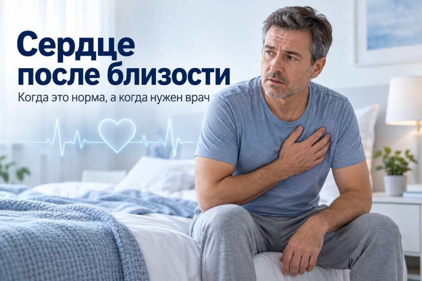 Почему после секса сильно бьется сердце: нормальный пульс, причины тахикардии и опасные симптомы
