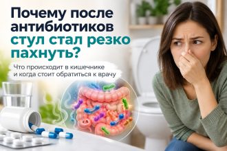 Почему стул стал резко пахнуть после курса антибиотиков: что может измениться и когда нужен врач