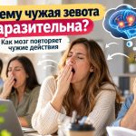 Почему зевота заразительна: почему мы зеваем вслед за другими и как мозг повторяет чужие действия
