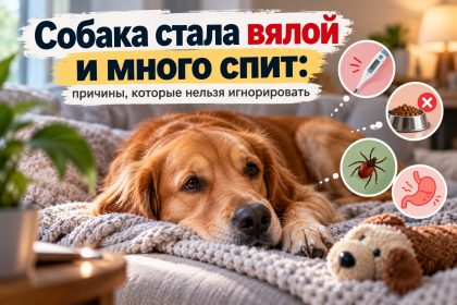 Собака стала вялой и много спит: почему это происходит и какие симптомы нельзя игнорировать